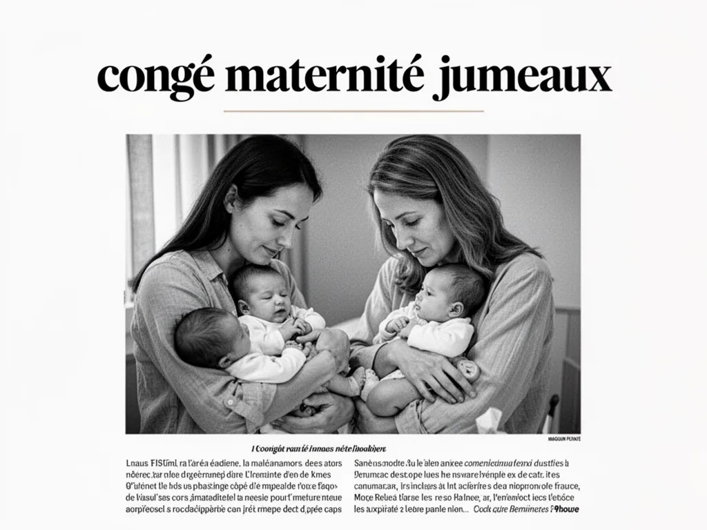 Congé maternité jumeau : calculer, préparer et revenir sereine
