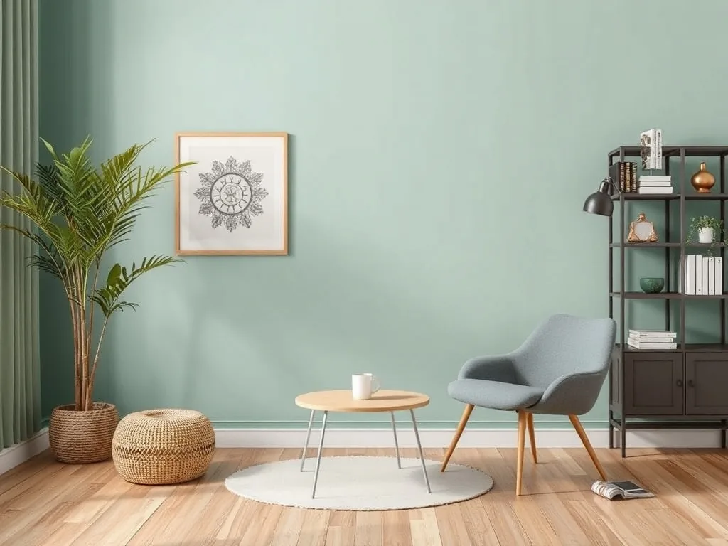 Un salon stylé où le but de chaque objet semble s'être perdu