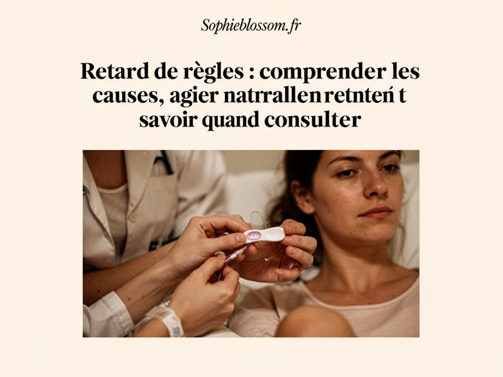 Retard de règles : comprendre les causes, agir naturellement et savoir quand consulter