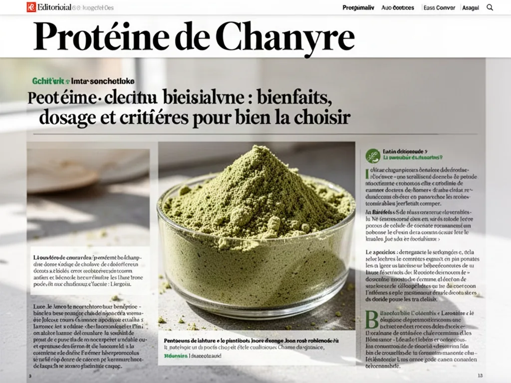 Protéine de chanvre : bienfaits, dosage et critères pour bien la choisir